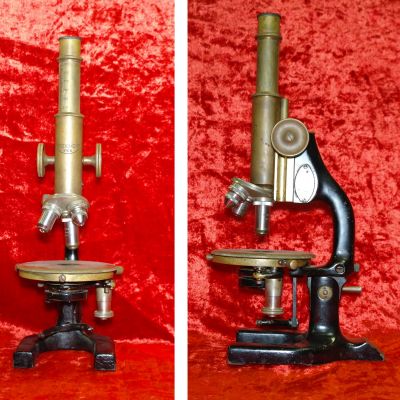 Антиквариат микроскоп фирма "Рейхерт". Австрия,конец 19 века