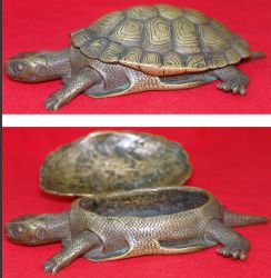 Бронза шкатулка "Черепашка". Европа, начало 20 века