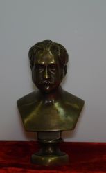 Антиквариат бронза бюст "Император Николая I". Россия,фабрика К.Ф.Верфель,середина 19 века