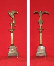 Антиквариат бронза статуэтка "Попугай какаду". Российская Империя,середина 19 века