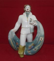 Фарфор статуэтка "Рыбак". Полонский завод художественной керамики СССР Украина