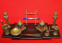 Настольный письменный набор из 7 предметов.Россия,конец 19 века